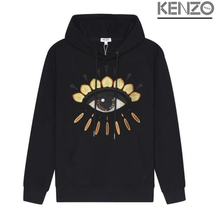Kenzo Eye Print Black Hoodie
