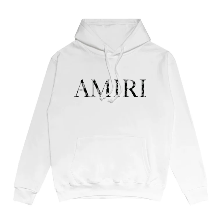 Amiri White Hoodie