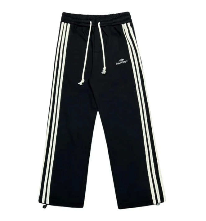 Balenciaga Black Triple Stripe Track Pants